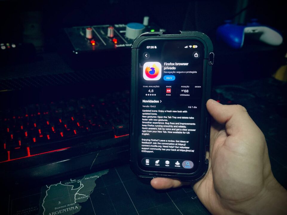 Firefox 154 na App Store