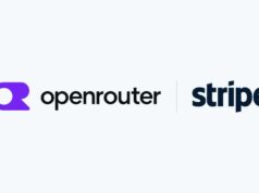 OpenRouter: Stripe compra startup por US$ 7,5 bilhões Logos da OpenRouter e da Stripe lado a lado, separados por uma linha vertical