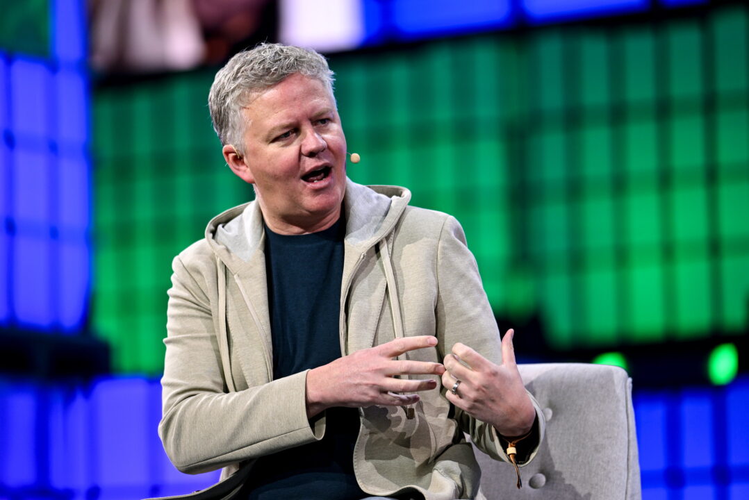 Matthew Prince, CEO da Cloudflare, durante o Web Summit 2025 em Lisboa